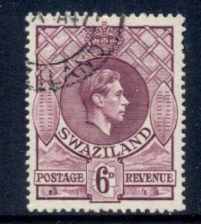 Swaziland-1938-KGVI-Portrait-6d-FU