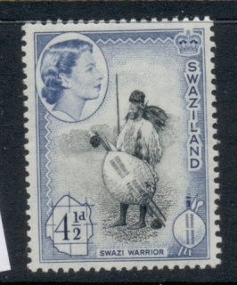 Swaziland-1956-QEII-Pictorial-4-5d-MLH