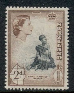 Swaziland-1956-QEII-Pictorials-2d-MLH