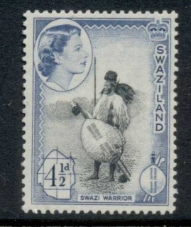 Swaziland-1956-QEII-Pictorials-4-5d-MLH