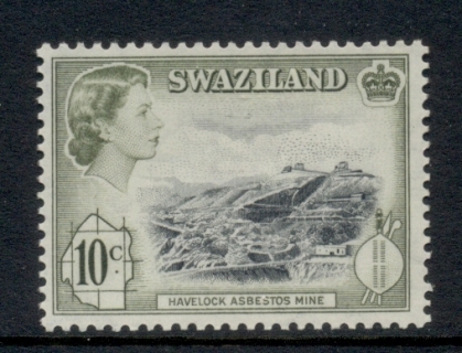 Swaziland-1961-QEII-Pictorials-decimal-10c-MLH