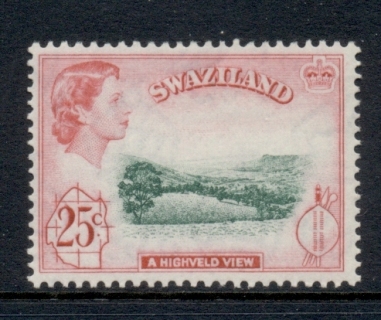 Swaziland-1961-QEII-Pictorials-decimal-25c-MLH