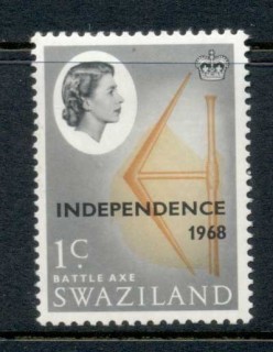 Swaziland-1968-QEII-Pictorials-Opt-Independence-1c-MLH