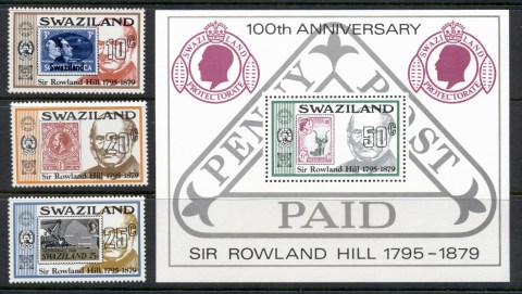 Swaziland-1979-Sir-Rowland-Hill-Death-Centenary-MS-MUH