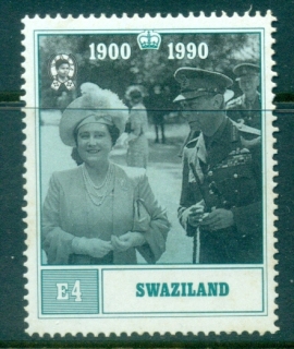 Swaziland-1990-Queen-Mother-90th-Birthday-E4-MUH