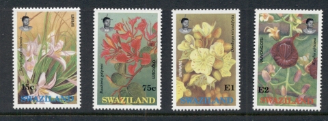 Swaziland-1991-Flowers-MUH