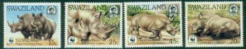 Swaziland-1987-WWF-White-Rhinoceros-MUH