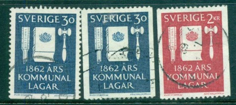 Sweden-1962-Municipal-Reform-Laws-FU-lot83840