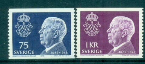 Sweden-1973-King-Gustav-VI-Adolph-MUH-lot83932