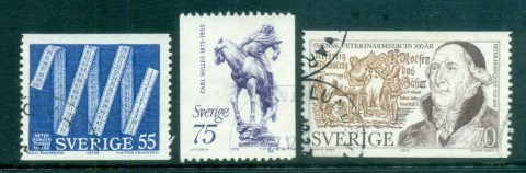 Sweden-1975-Anniversaries-FU-lot83958