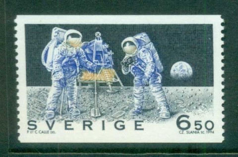 Sweden-1994-Manned-Moon-Landing-Anniv