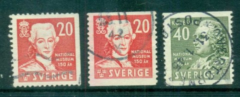 Sweden-1942-King-Gustavus-III-FU-lot83788