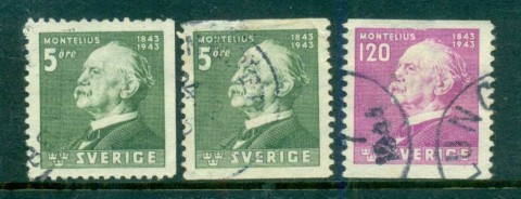 Sweden-1943-Oscar-Montelius-FU-lot83794