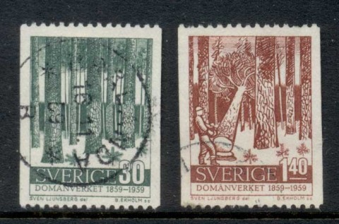 Sweden-1959-Crown-Lands-Forests-FU