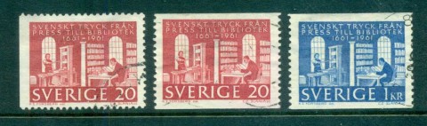 Sweden-1961-Royal-Library-FU-lot83838