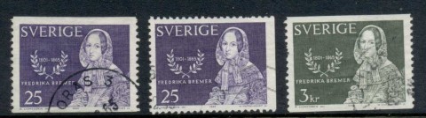 Sweden-1965-Fredrika-Bremer-FU