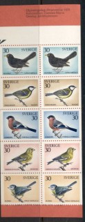 Sweden-1970-Birds-booklet-MUH