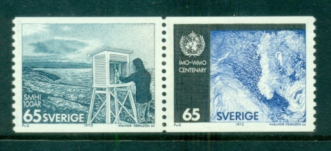 Sweden-1973-Meteorological-Weather-Organization-MUH-lot83927