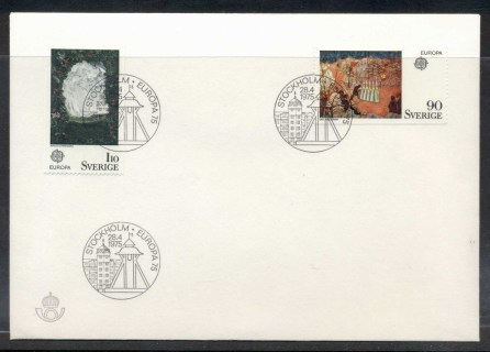 Sweden-1975-Europa-Paintings-FDC