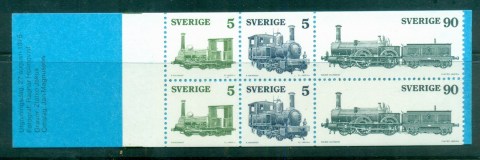 Sweden-1975-Trains-booklet-MUH-lot83961