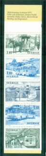 Sweden-1977-Public-Transportation-booklet-pane-MUH-lot83996