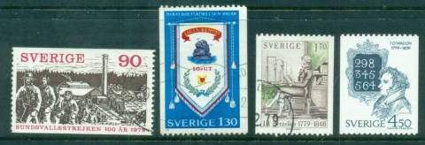 Sweden-1979-Anniversaries-FU-lot84014