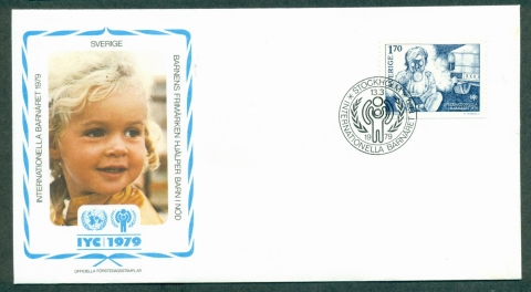 Sweden-1979-IYC-International-Year-of-the-Child-FDC-lot32042