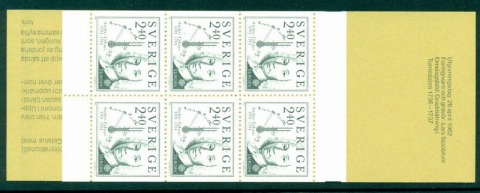 Sweden-1982-Europa-Booklet-6MUH-Lot17621