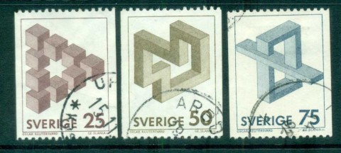 Sweden-1982-Impossible-Figures-FU-lot84050