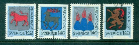 Sweden-1982-Provincial-Arms-FU-lot84053