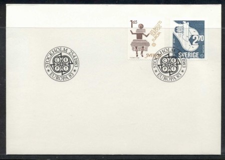 Sweden-1983-Europa-Human-Genius-FDC