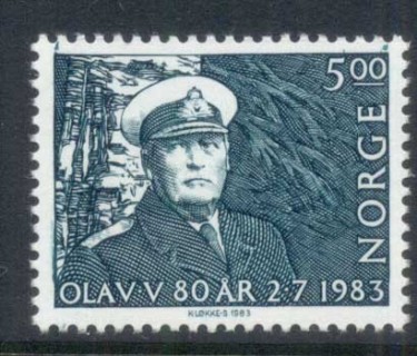 Sweden-1983-King-Olav-V-80th-Birthday-MUH