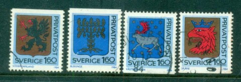 Sweden-1984-Provincial-Arms-FU-lot84078