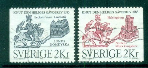 Sweden-1985-St-Cnuts-Landgrant-to-Lund-Cathederal-FU-lot84088