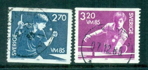 Sweden-1985-Table-Tennis-FU-lot84085