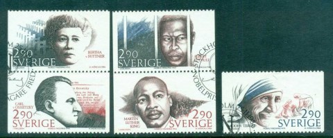 Sweden-1986-Nobel-Peace-Prize-Laureates-FU-lot84105