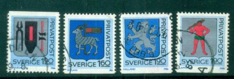 Sweden-1986-Provincial-Arms-FU-lot84099