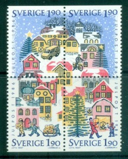 Sweden-1986-Xmas-Blk-4-MUH-lot84104