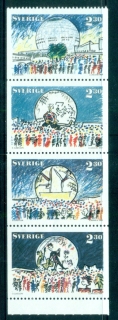 Sweden-1989-Globe-Arena-booklet-pane-MUH-lot84128