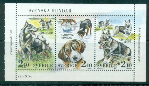 Sweden-1989-Swedish-Kennel-Club-MS-MUH-lot84135