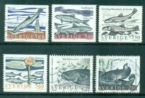 Sweden-1991-Fish-MUH-FU-lot84154