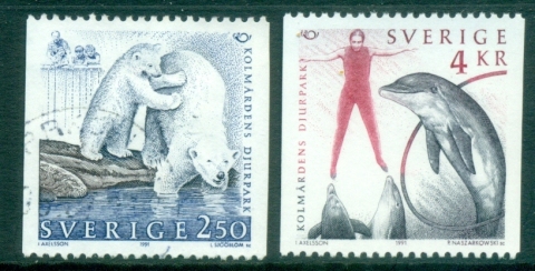 Sweden-1991-Kolmarden-Zoo-MUH-FU-lot84157