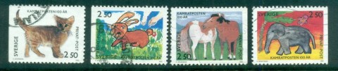 Sweden-1992-Childrens-Drawings-FU-lot84163