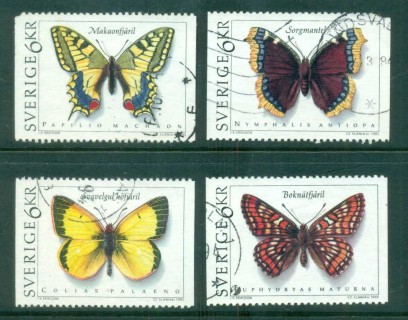 Sweden-1993-Butterflies-FU-lot84178