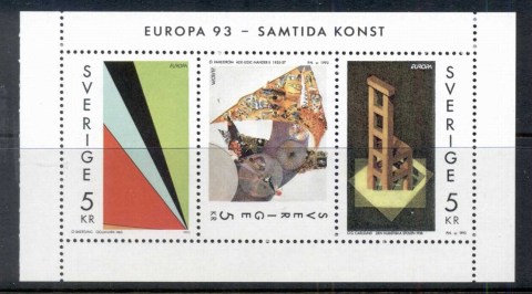 Sweden-1993-Contemporary-Art-booklet-pane-MUH