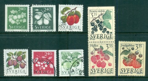 Sweden-1993-Fruit-FU-lot84175