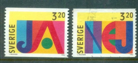 Sweden-1994-Yes-No-Stamps-FU-lot84195