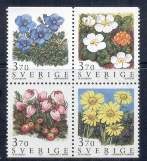 Sweden-1995-Flowers-blk4-MUH