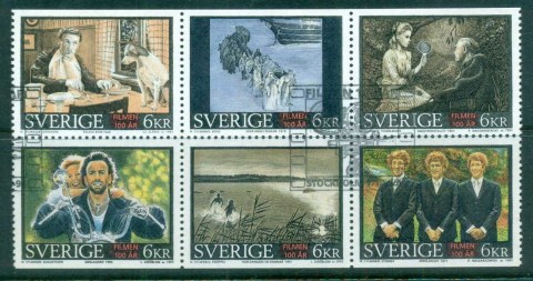 Sweden-1995-Motion-Picture-Cent-booklet-pane-FU-lot84208