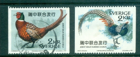 Sweden-1997-Pheasants-FU-lot84227